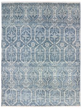 Hand Knotted Oushak Rug 90 x 119